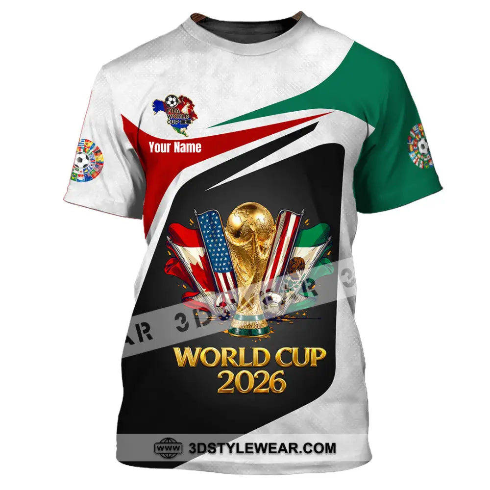 Unisex Shirt - Custom World Cup 2026 3D Shirt - T-Shirt / S - T-shirt