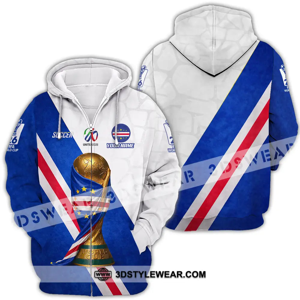 Unisex Shirt - Custom World Cup 2026 3D Shirt Zipper Hoodie / S T-shirt