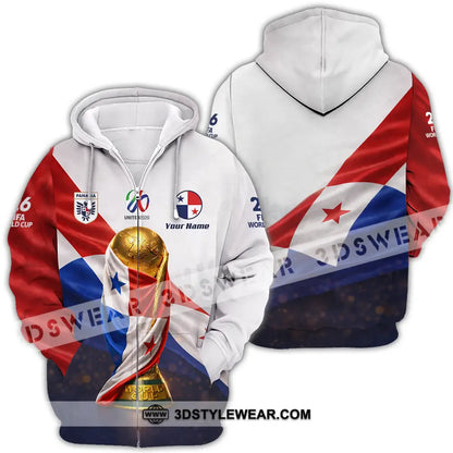 Unisex Shirt - Custom World Cup 2026 3D Shirt - Zipper Hoodie / S - T-shirt