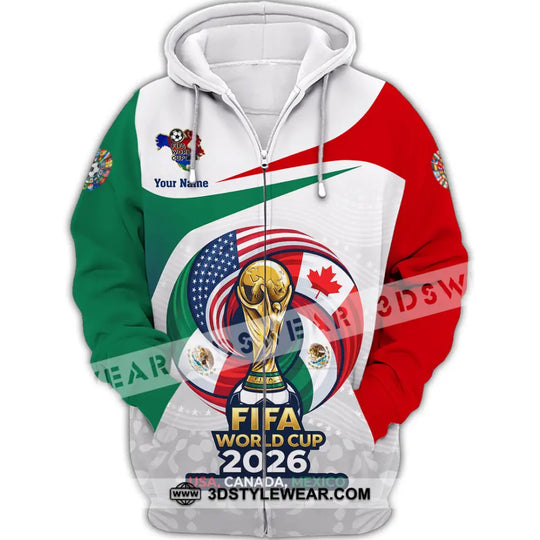 Unisex Shirt - Custom World Cup 2026 3D Shirt style option 3
