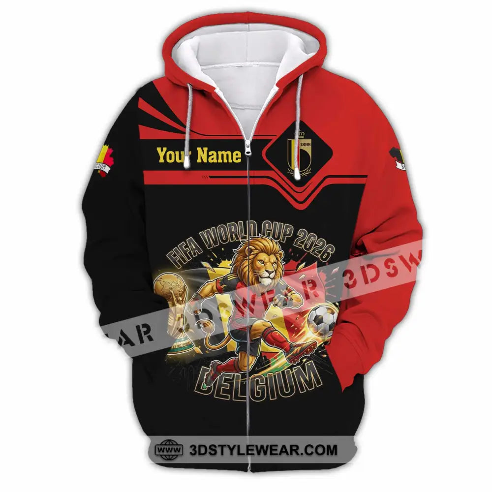 Unisex Shirt - Custom World Cup 2026 3D Shirt Zipper Hoodie / S T-shirt