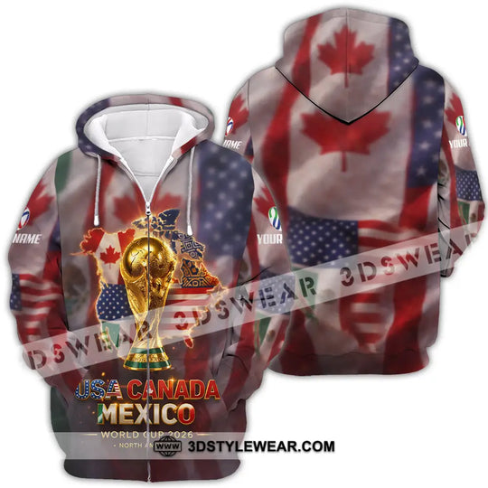 Unisex Shirt - Custom World Cup 2026 3D Shirt style option 4