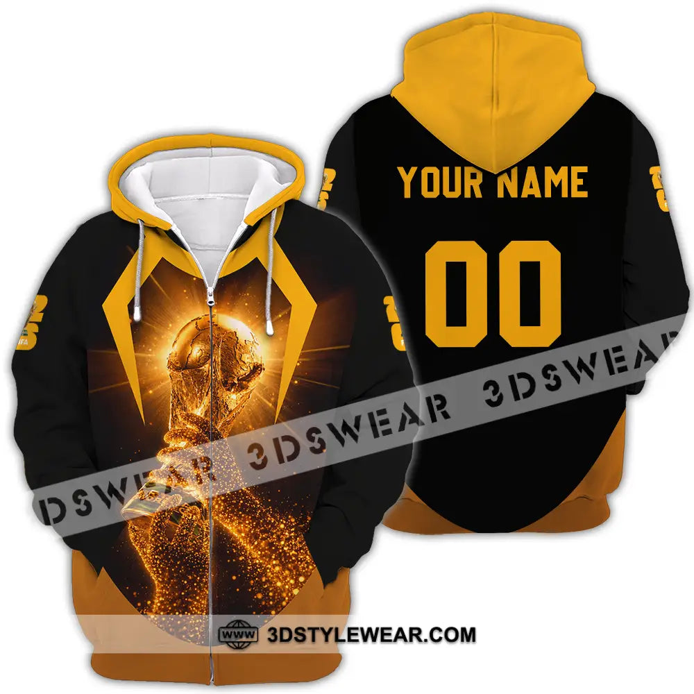 Unisex Shirt - Custom World Cup 2026 3D Shirt Zipper Hoodie / S T-shirt