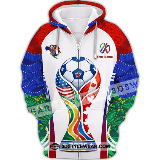 Unisex Shirt - Custom World Cup 2026 3D Shirt style option 3