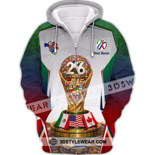 Unisex Shirt - Custom World Cup 2026 3D Shirt style option 3