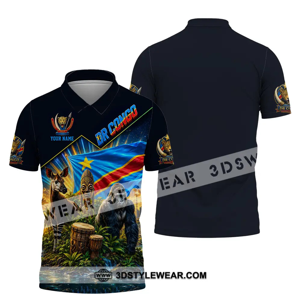 Unisex Shirt - Custom World Cup 2026 Dr Congo Shirt - Polo Shirt / S - T-shirt