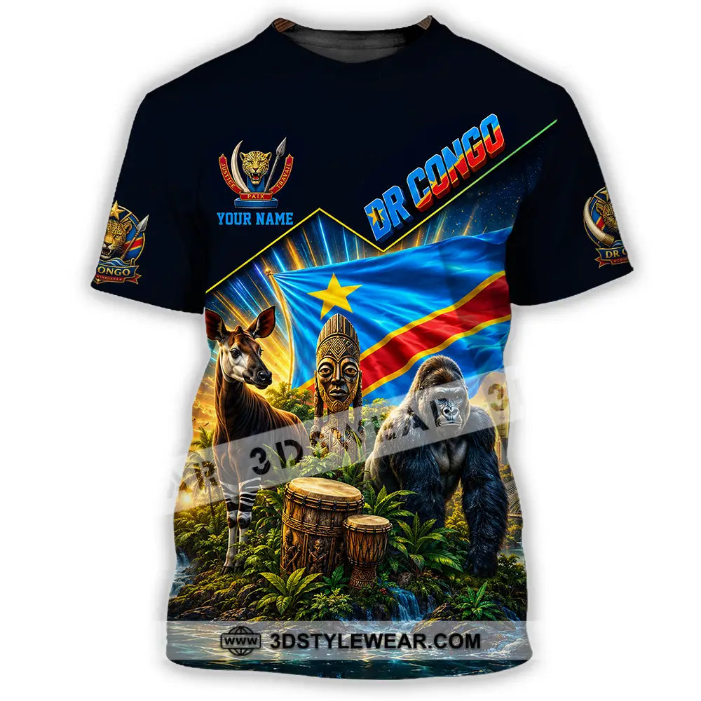 Unisex Shirt - Custom World Cup 2026 Dr Congo Shirt - T-Shirt / S - T-shirt