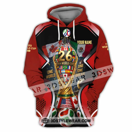 Unisex Shirt - Custom World Cup 2026 Shirt style option 3