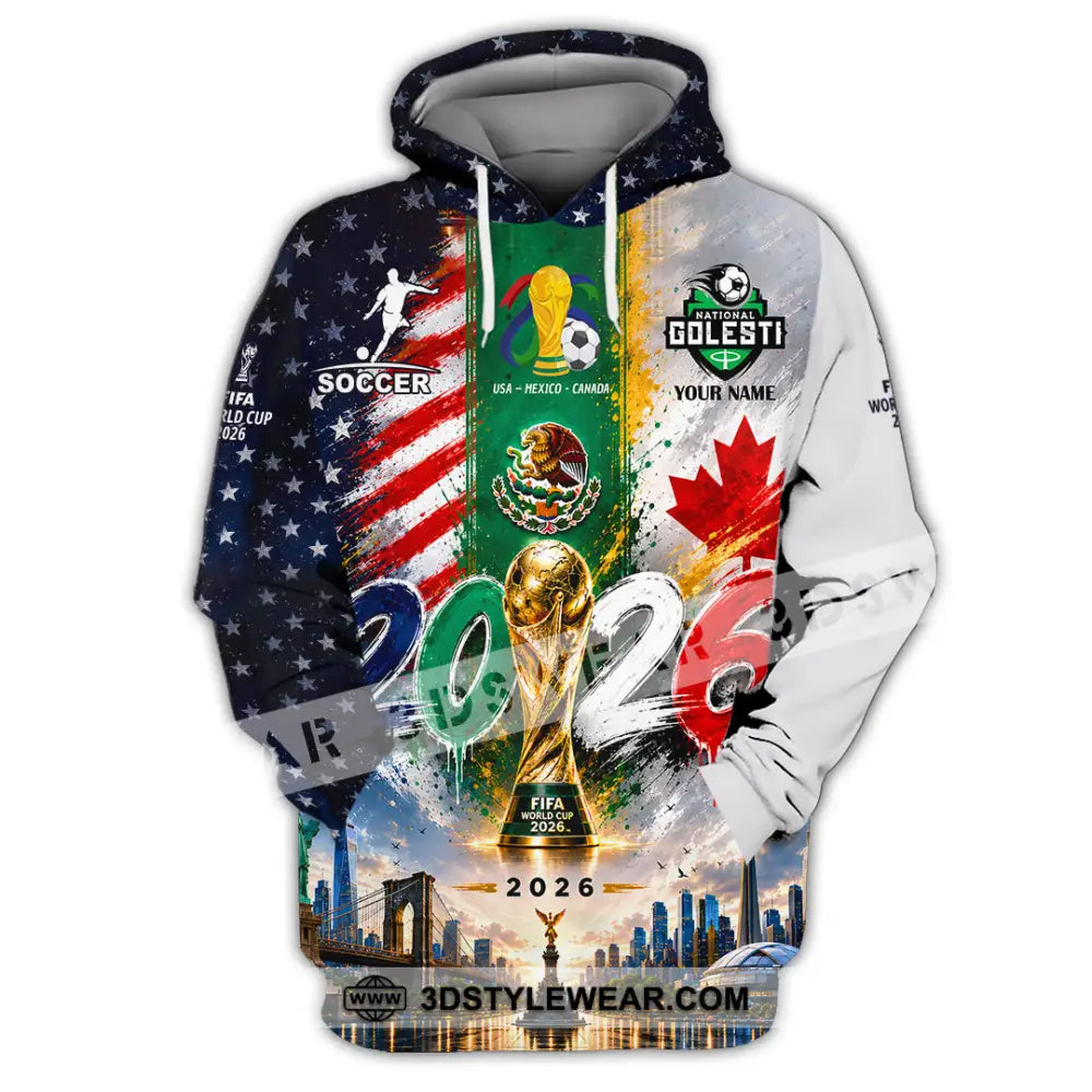Unisex Shirt - Custom World Cup 2026 Shirt - Hoodie / S - T-shirt