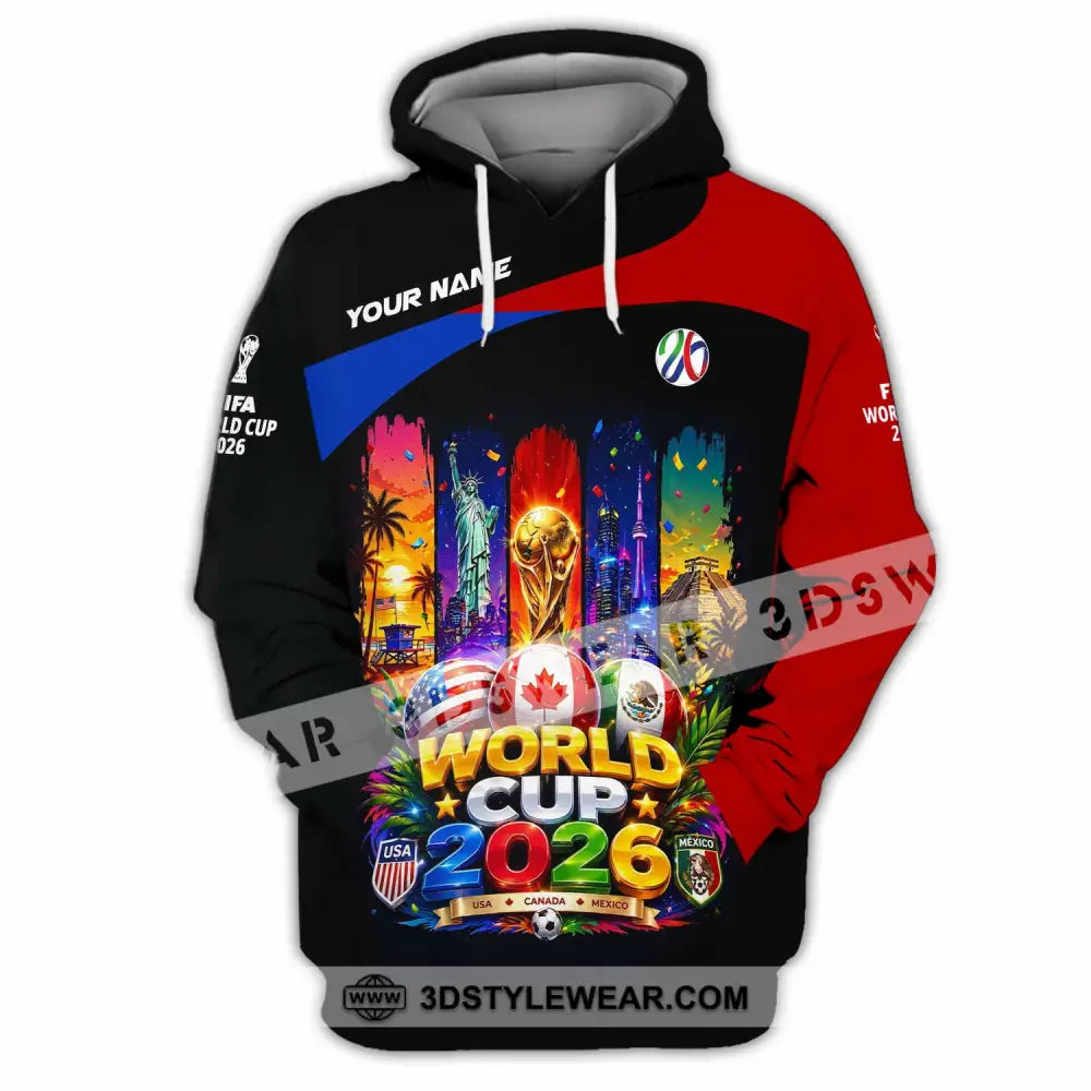 Unisex Shirt - Custom World Cup 2026 Shirt - Hoodie / S - T-shirt