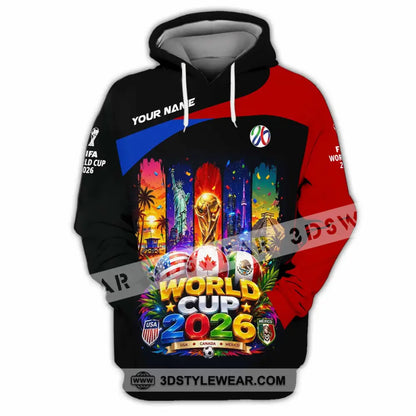 Unisex Shirt - Custom World Cup 2026 Shirt - Hoodie / S - T-shirt