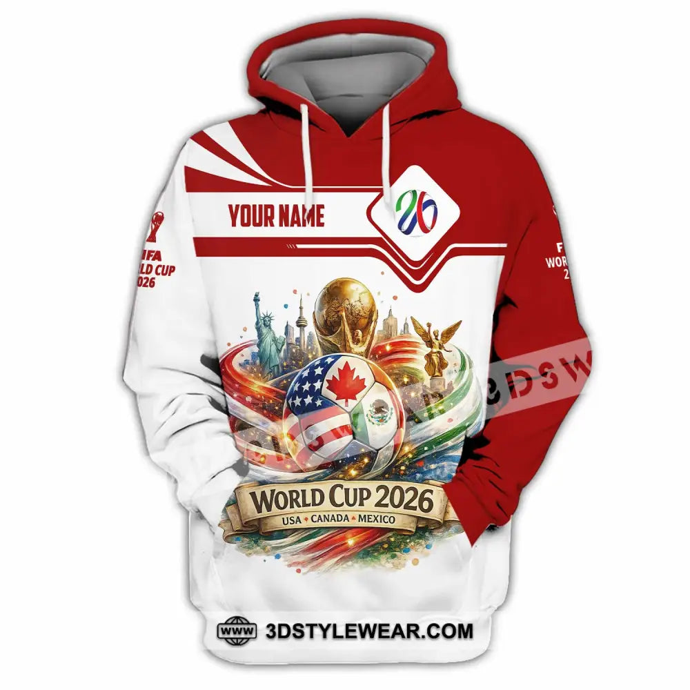 Unisex Shirt - Custom World Cup 2026 Shirt - Hoodie / S - T-shirt