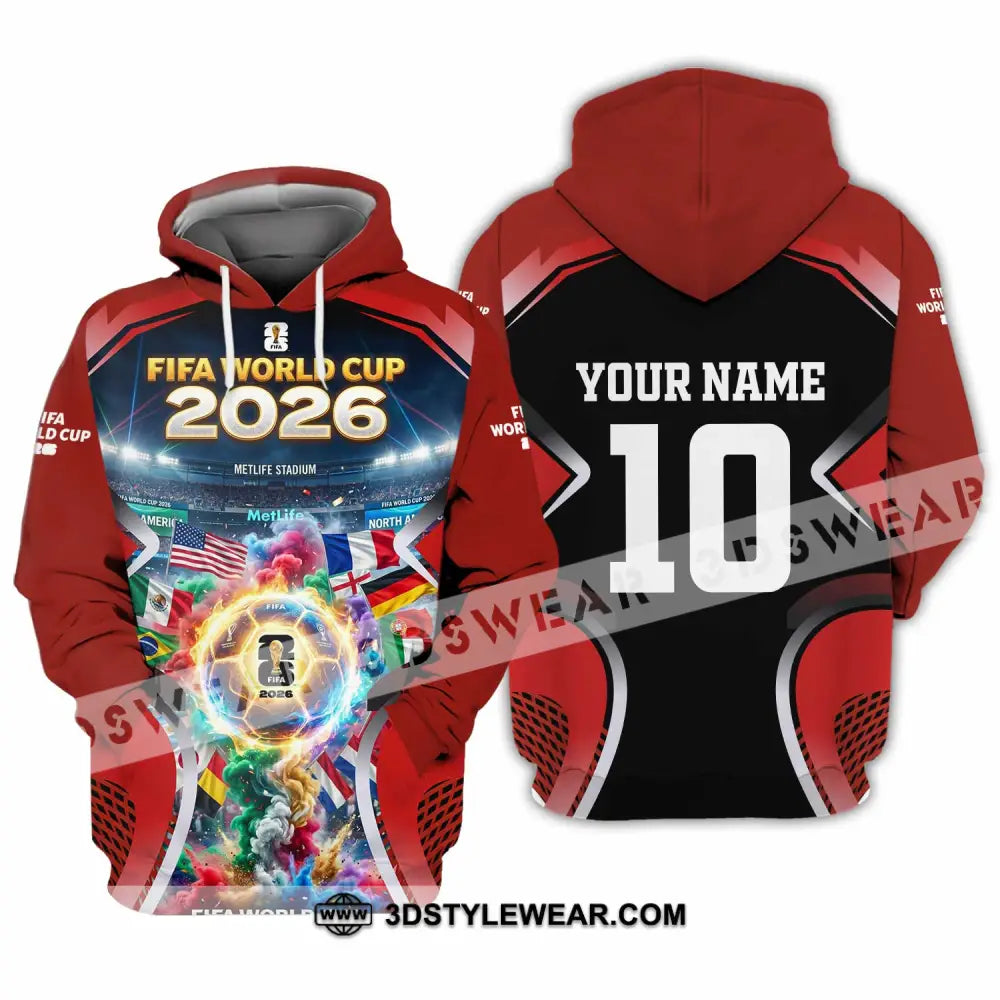 Unisex Shirt - Custom World Cup 2026 Shirt - Hoodie / S - T-shirt