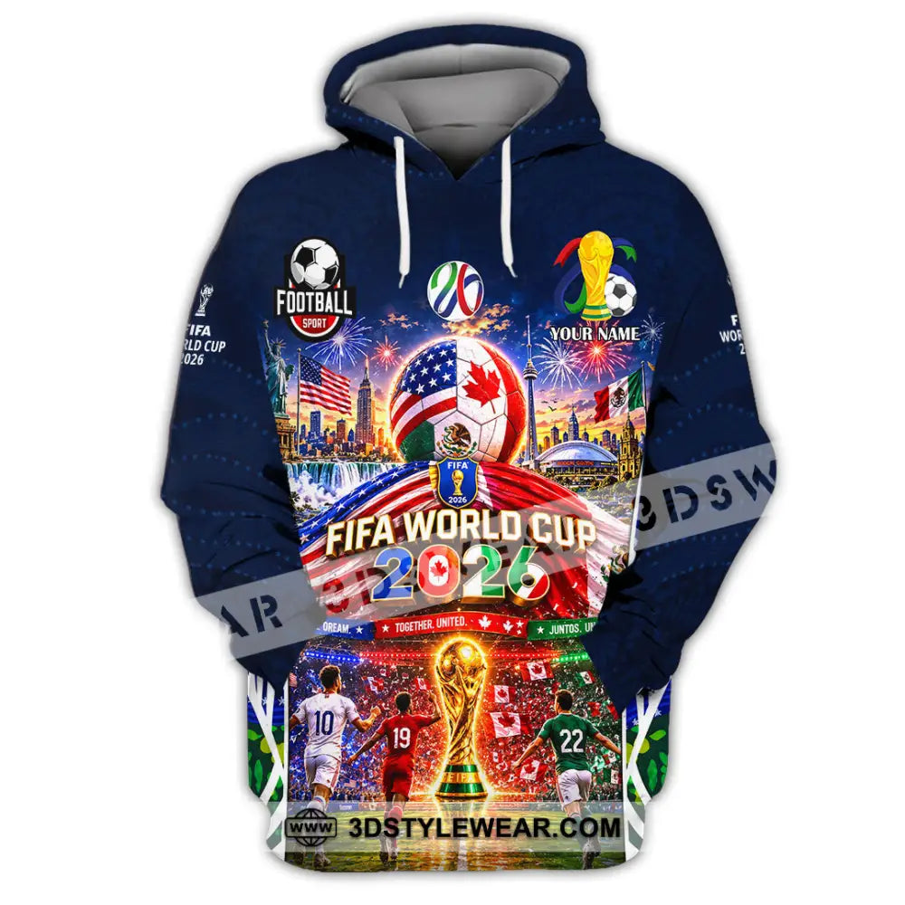 Unisex Shirt - Custom World Cup 2026 Shirt - Hoodie / S - T-shirt