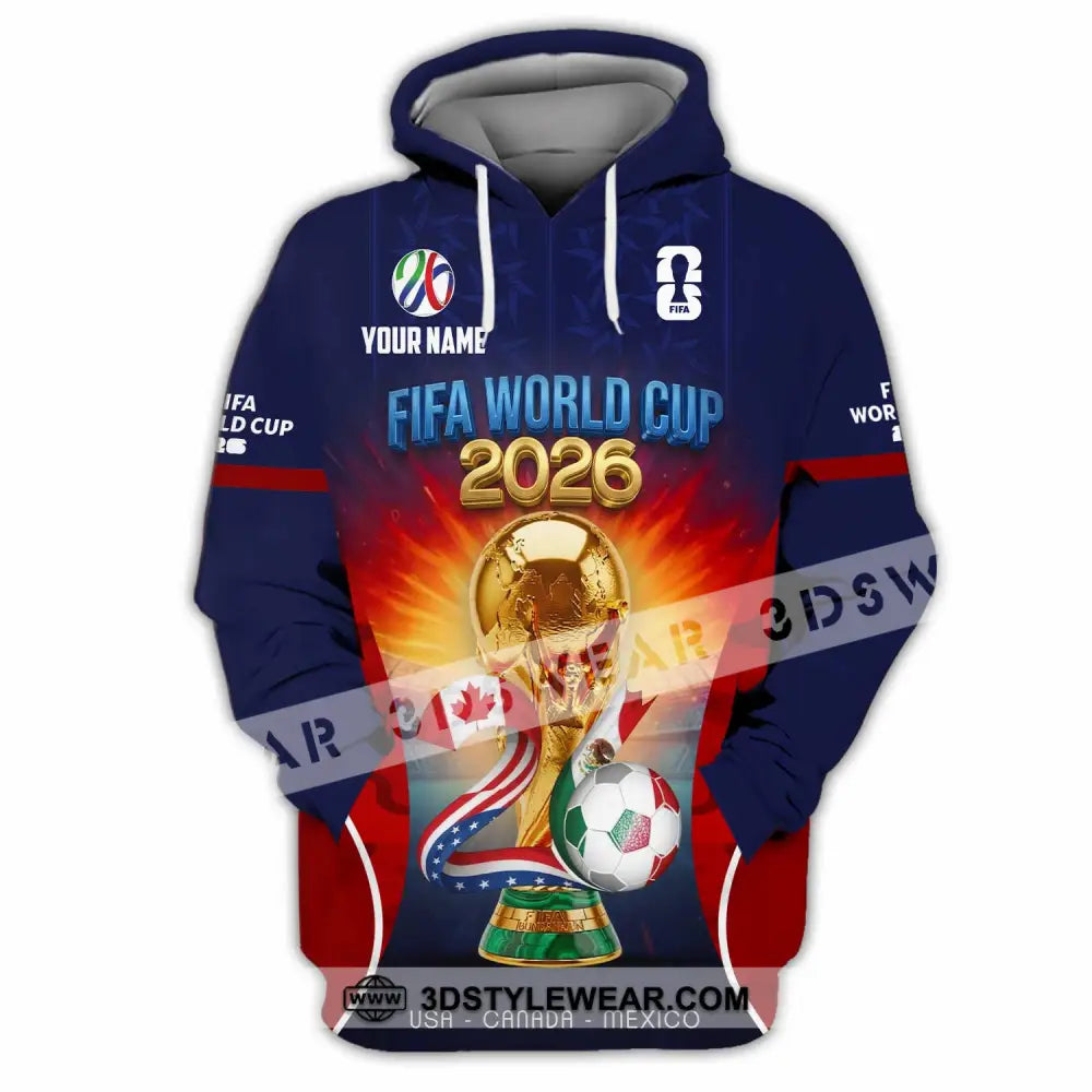 Unisex Shirt - Custom World Cup 2026 Shirt - Hoodie / S - T-shirt