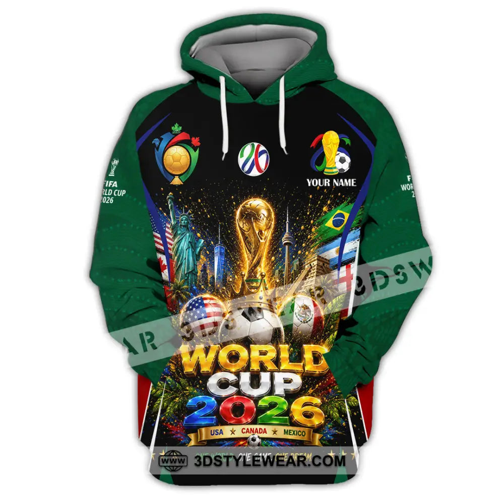 Unisex Shirt - Custom World Cup 2026 Shirt - Hoodie / S - T-shirt