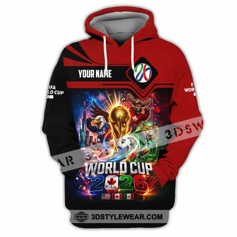 Unisex Shirt - Custom World Cup 2026 Shirt - Hoodie / S - T-shirt