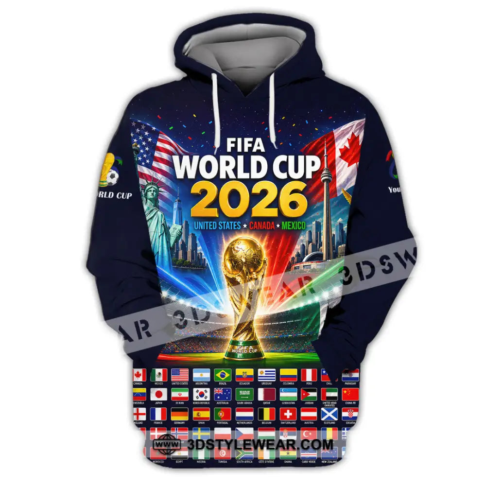 Unisex Shirt - Custom World Cup 2026 Shirt - Hoodie / S - T-shirt