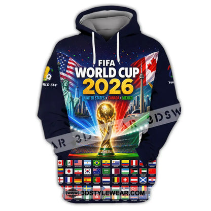 Unisex Shirt - Custom World Cup 2026 Shirt - Hoodie / S - T-shirt