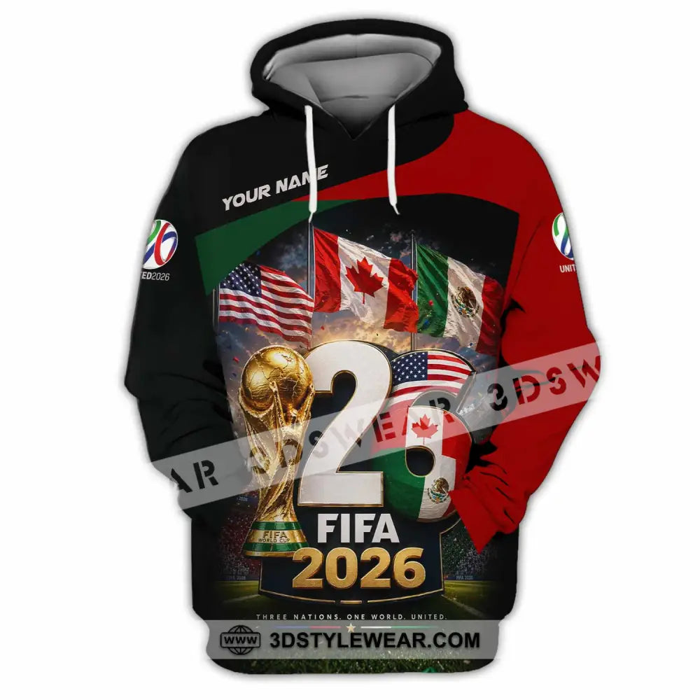 Unisex Shirt - Custom World Cup 2026 Shirt - Hoodie / S - T-shirt