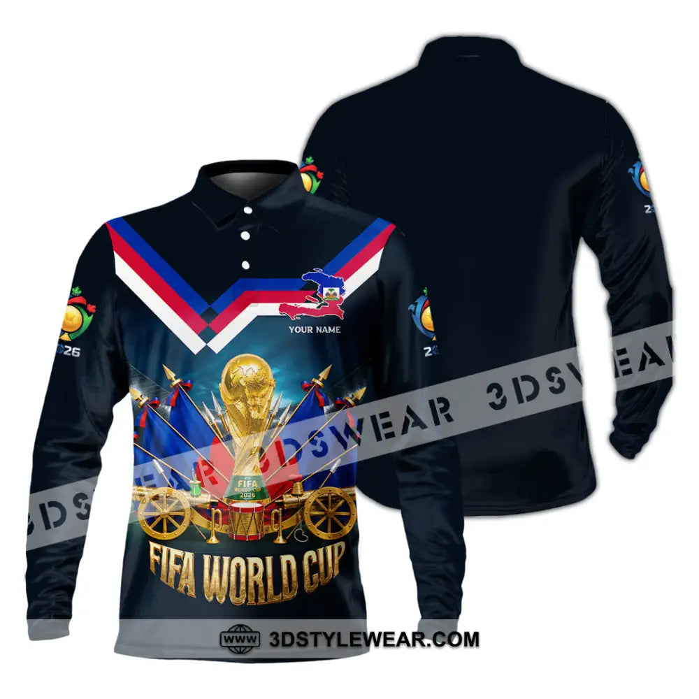 Unisex Shirt - Custom World Cup 2026 Shirt - Long Sleeve Polo / S - T-shirt
