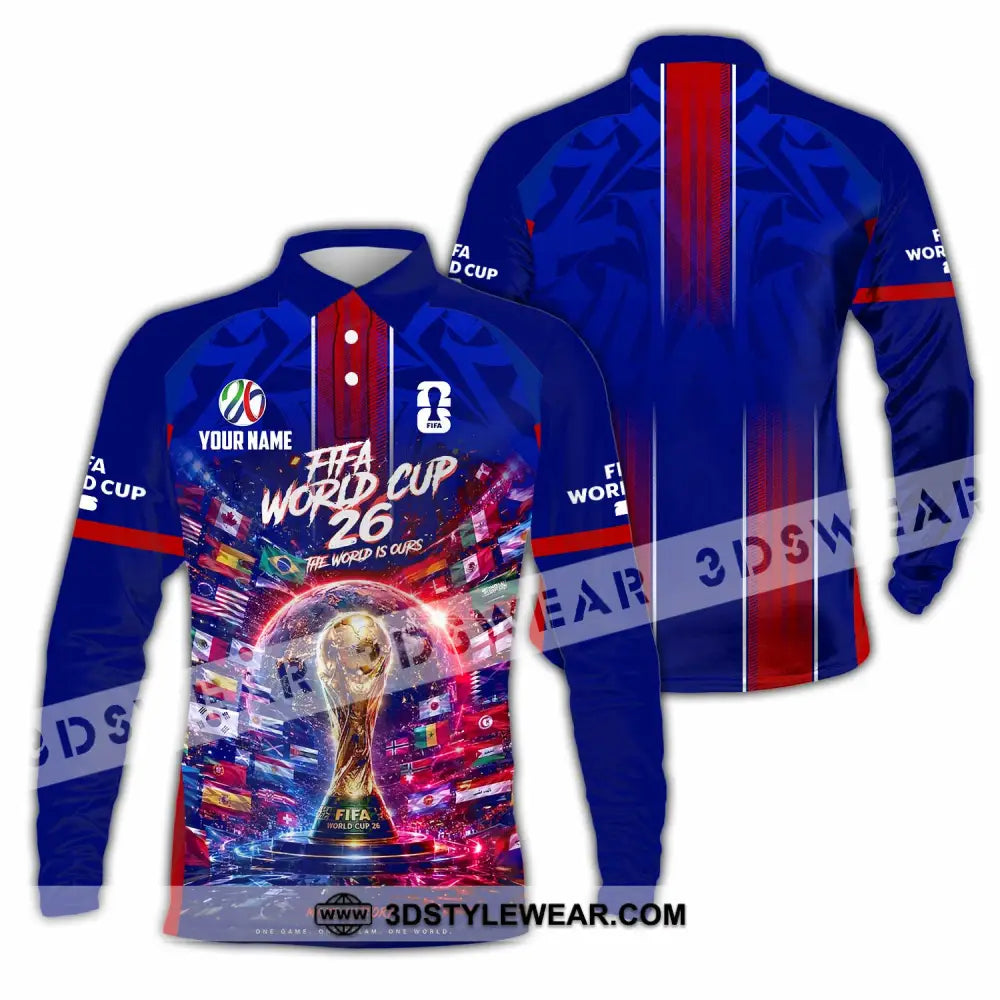 Unisex Shirt - Custom World Cup 2026 Shirt - Long Sleeve Polo / S - T-shirt