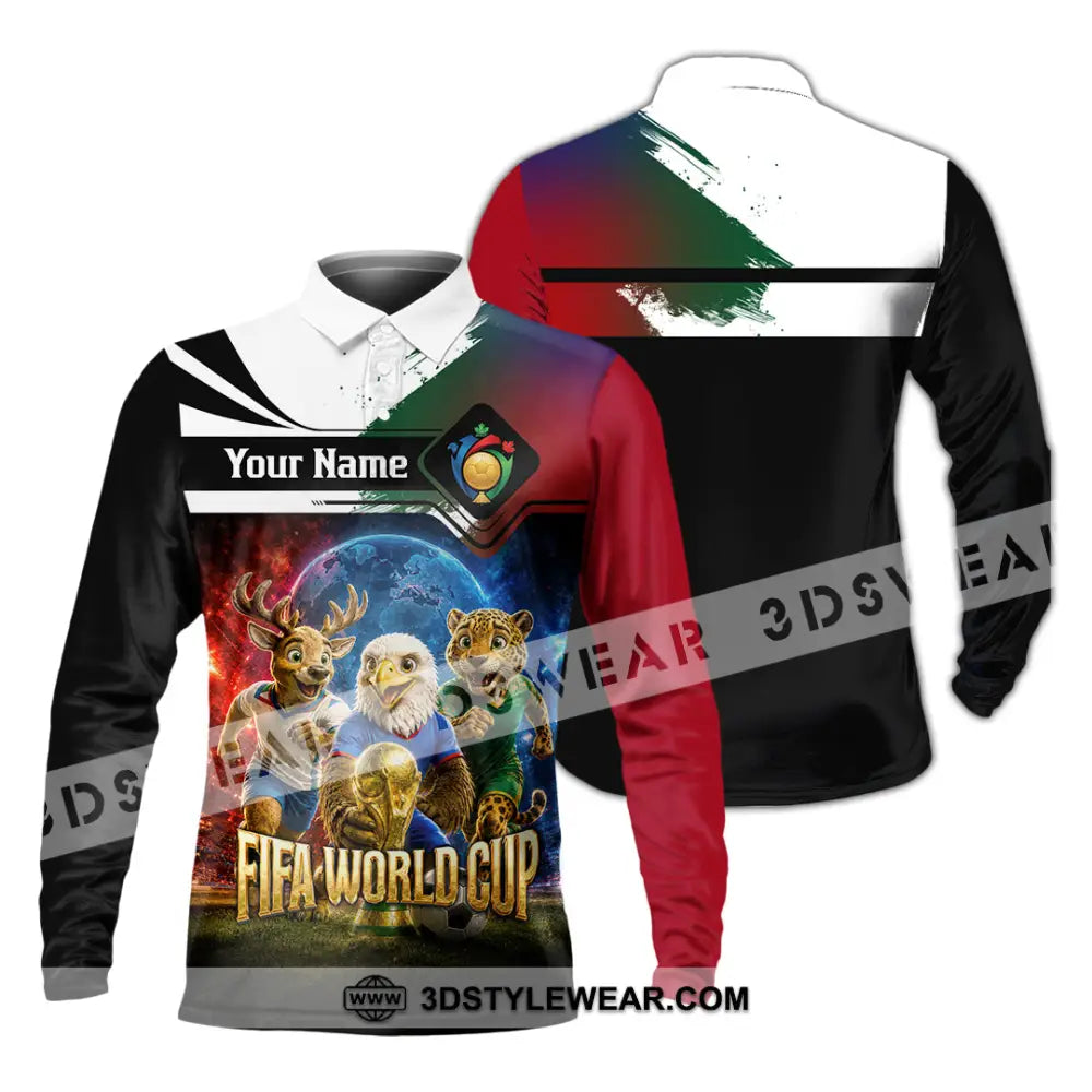 Unisex Shirt - Custom World Cup 2026 Shirt - Long Sleeve Polo / S - T-shirt