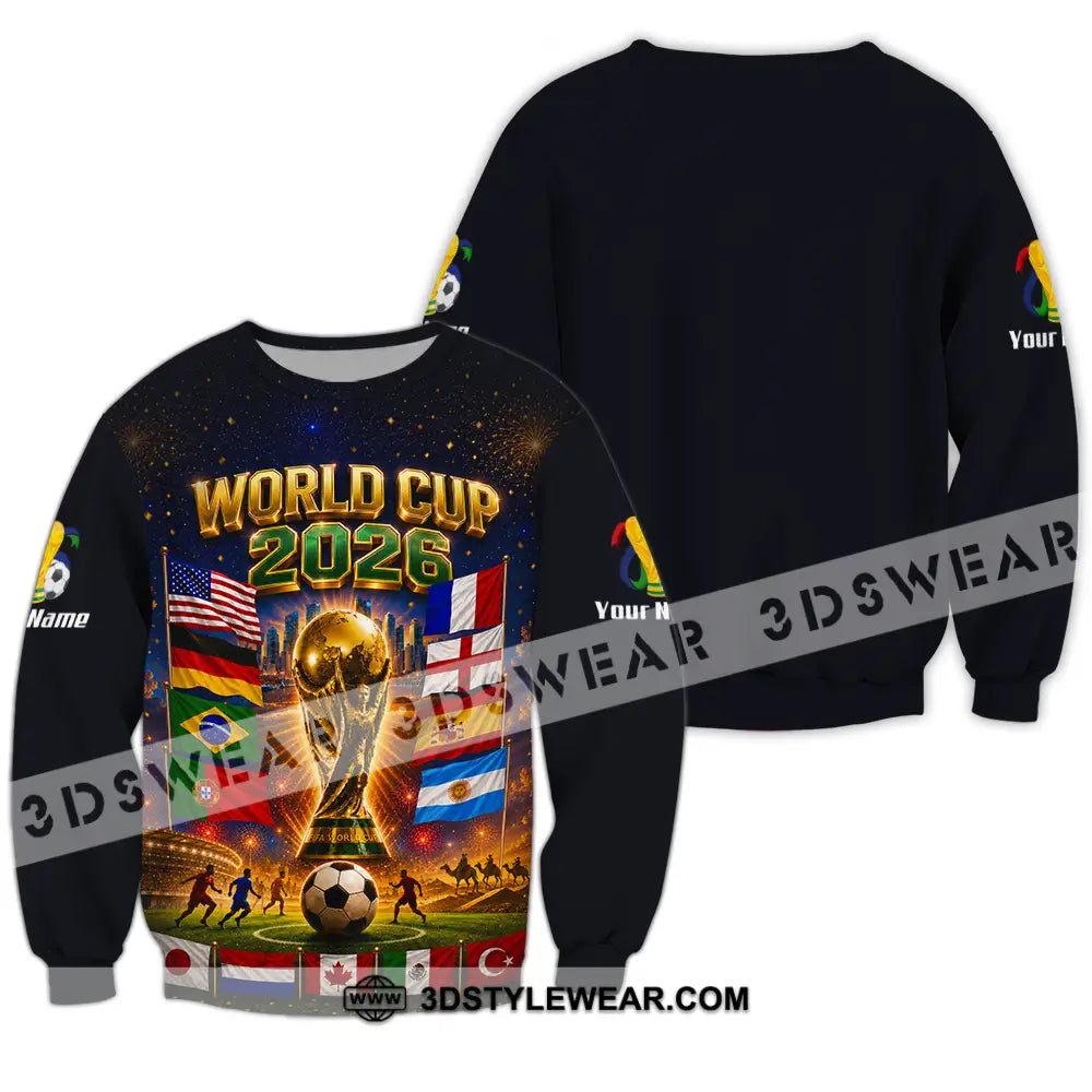 Unisex Shirt - Custom World Cup 2026 Shirt - Long Sleeve / S - T-shirt