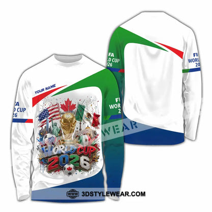 Unisex Shirt - Custom World Cup 2026 Shirt - Long Sleeve Shirt / S - T-shirt