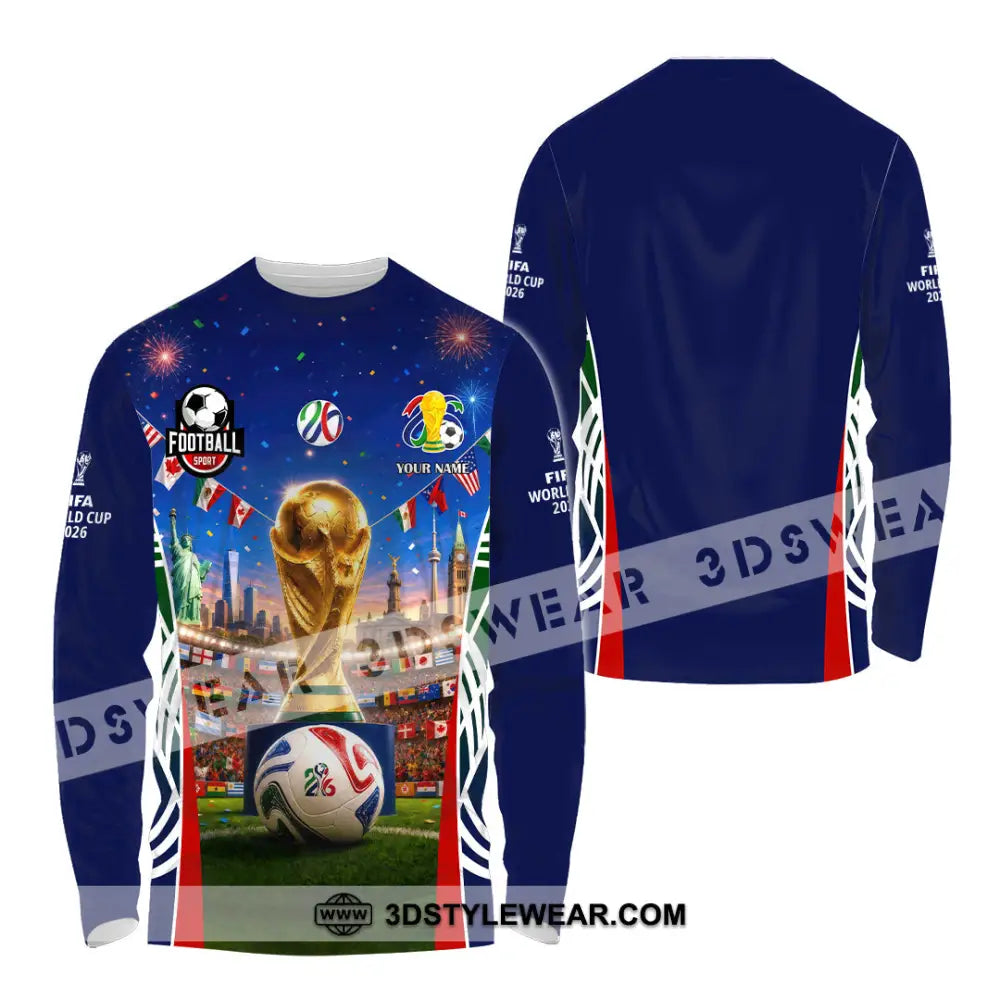 Unisex Shirt - Custom World Cup 2026 Shirt - Long Sleeve Shirt / S - T-shirt
