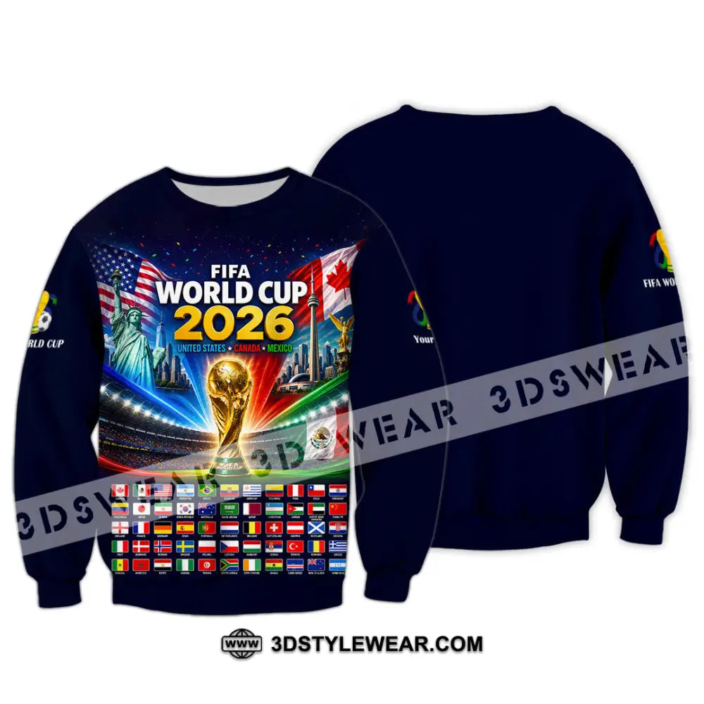 Unisex Shirt - Custom World Cup 2026 Shirt - Long Sleeve / S - T-shirt
