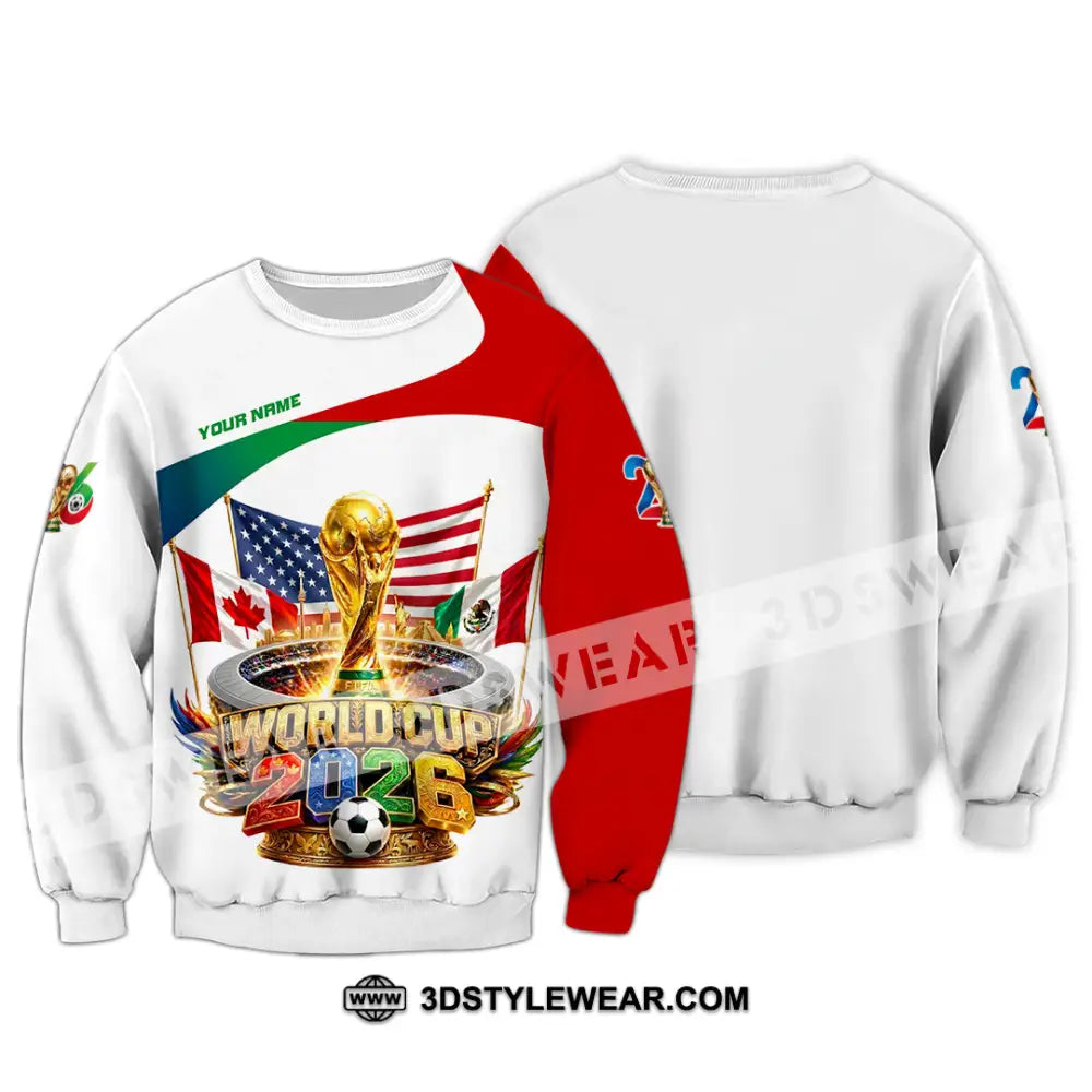 Unisex Shirt - Custom World Cup 2026 Shirt - Long Sleeve / S - T-shirt