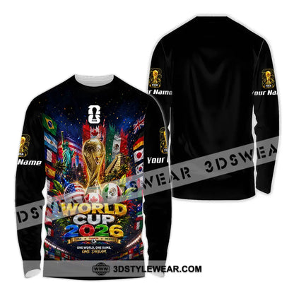 Unisex Shirt - Custom World Cup 2026 Shirt - Long Sleeve Shirt / S - T-shirt