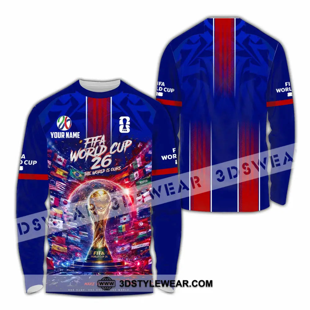 Unisex Shirt - Custom World Cup 2026 Shirt - Long Sleeve Shirt / S - T-shirt