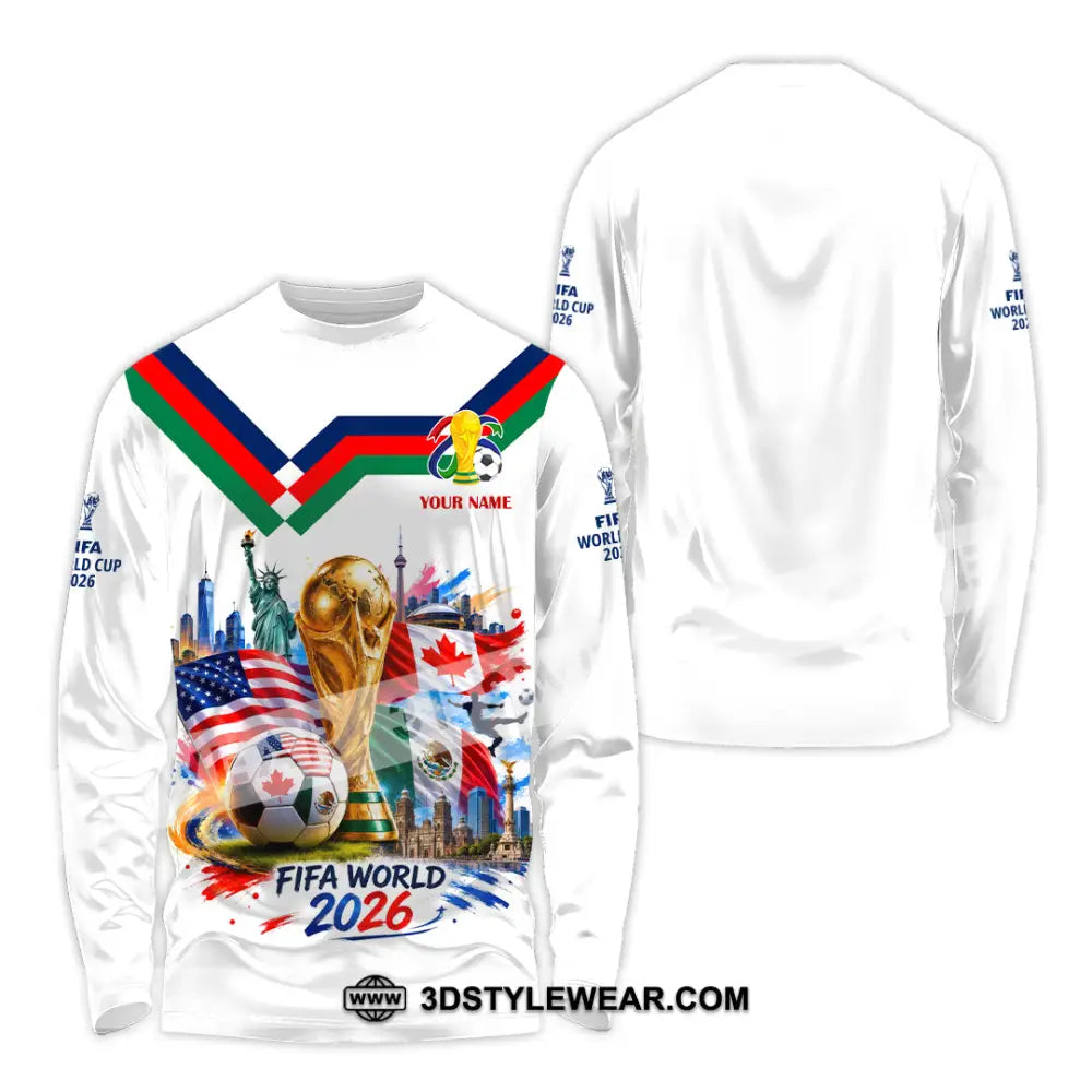 Unisex Shirt - Custom World Cup 2026 Shirt - Long Sleeve Shirt / S - T-shirt