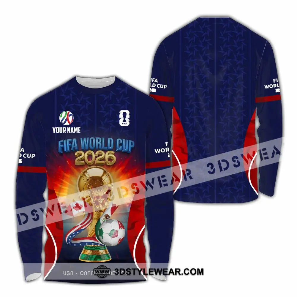 Unisex Shirt - Custom World Cup 2026 Shirt - Long Sleeve Shirt / S - T-shirt