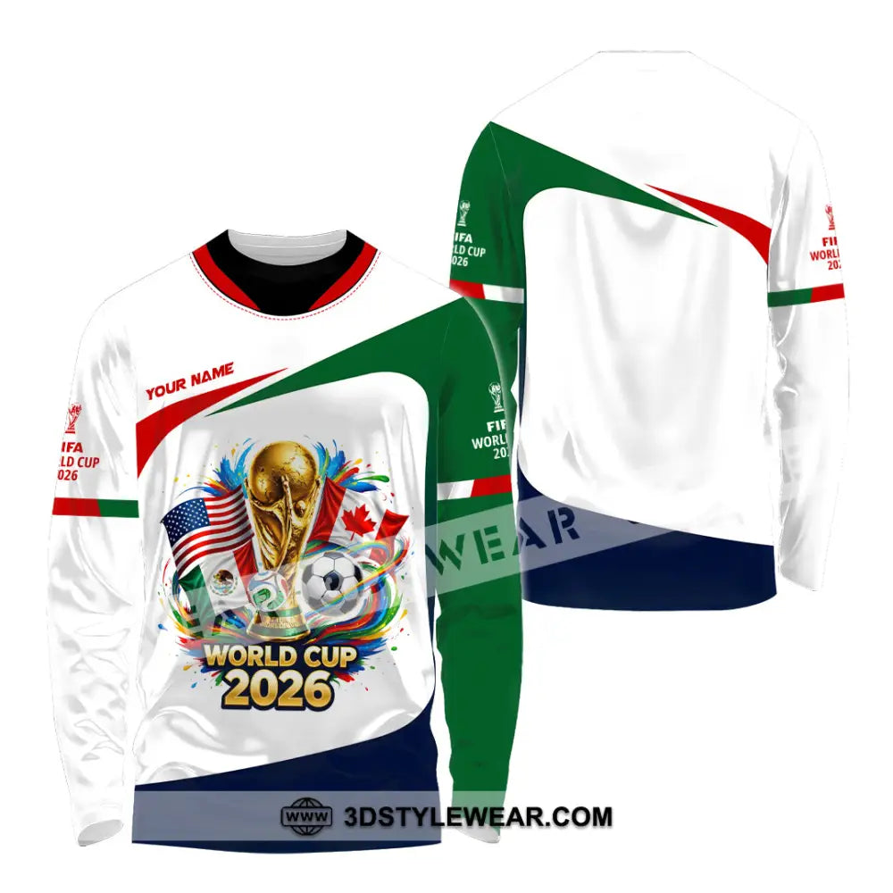 Unisex Shirt - Custom World Cup 2026 Shirt - Long Sleeve Shirt / S - T-shirt