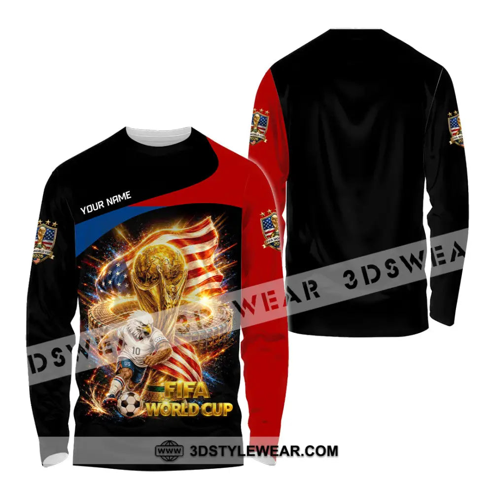 Unisex Shirt - Custom World Cup 2026 Shirt - Long Sleeve Shirt / S - T-shirt