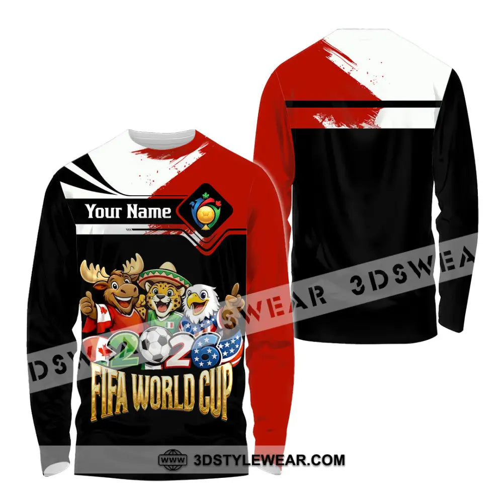 Unisex Shirt - Custom World Cup 2026 Shirt - Long Sleeve Shirt / S - T-shirt