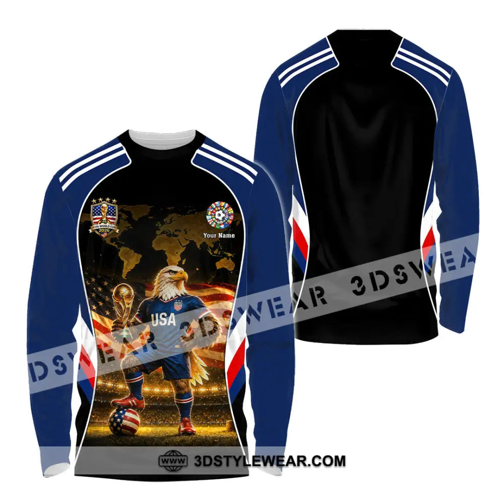 Unisex Shirt - Custom World Cup 2026 Shirt - Long Sleeve Shirt / S - T-shirt