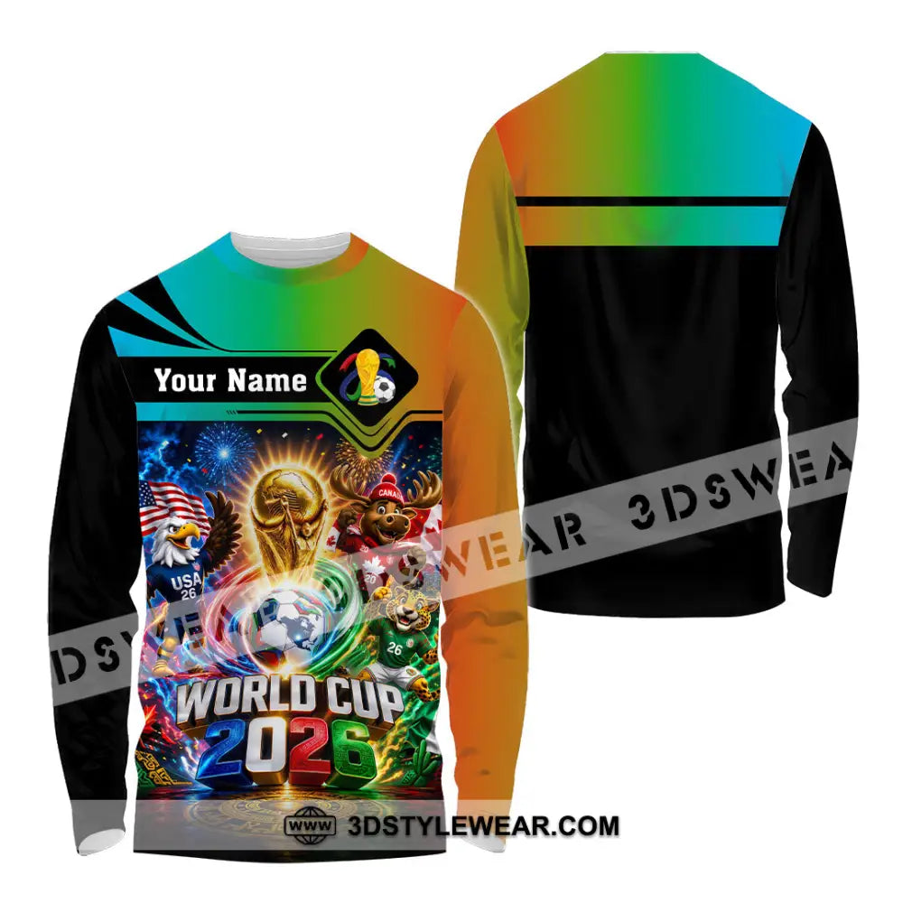 Unisex Shirt - Custom World Cup 2026 Shirt - Long Sleeve Shirt / S - T-shirt