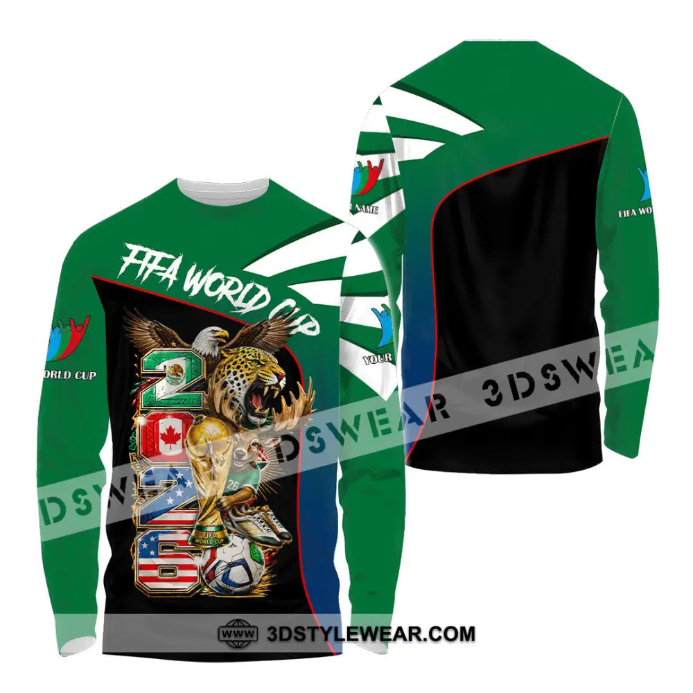 Unisex Shirt - Custom World Cup 2026 Shirt - Long Sleeve Shirt / S - T-shirt
