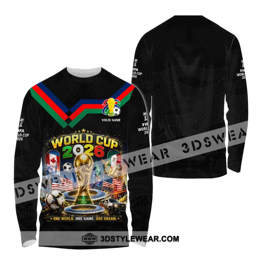 Unisex Shirt - Custom World Cup 2026 Shirt - Long Sleeve Shirt / S - T-shirt
