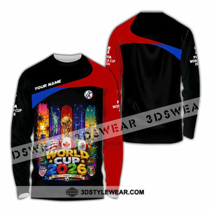 Unisex Shirt - Custom World Cup 2026 Shirt - Long Sleeve Shirt / S - T-shirt