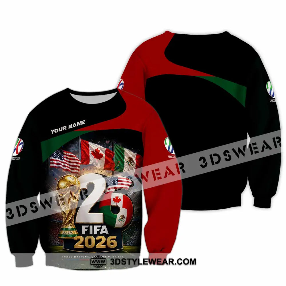 Unisex Shirt - Custom World Cup 2026 Shirt - Long Sleeve / S - T-shirt