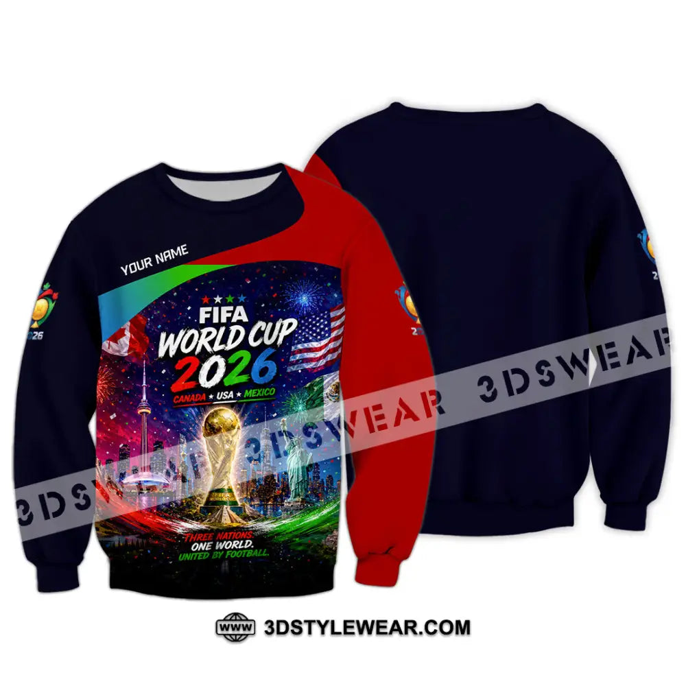 Unisex Shirt - Custom World Cup 2026 Shirt - Long Sleeve / S - T-shirt