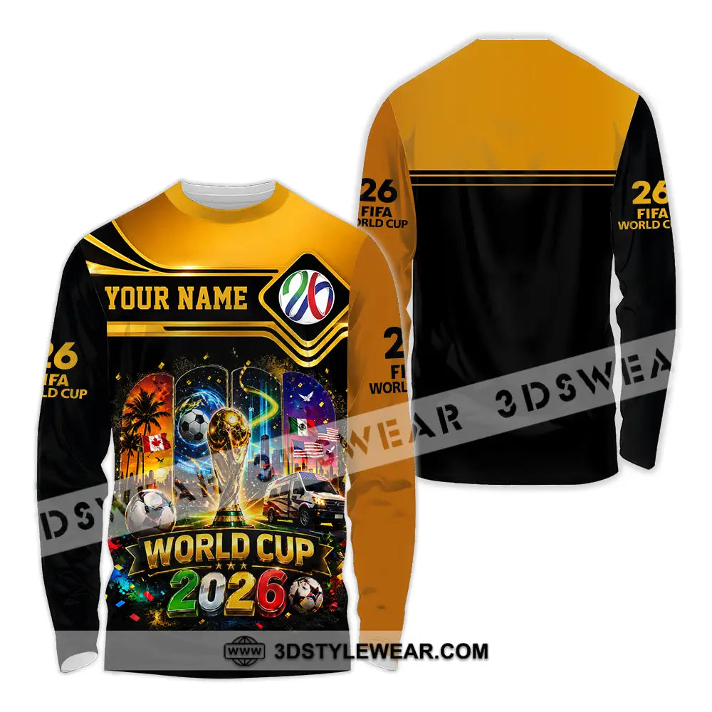 Unisex Shirt - Custom World Cup 2026 Shirt - Long Sleeve Shirt / S - T-shirt