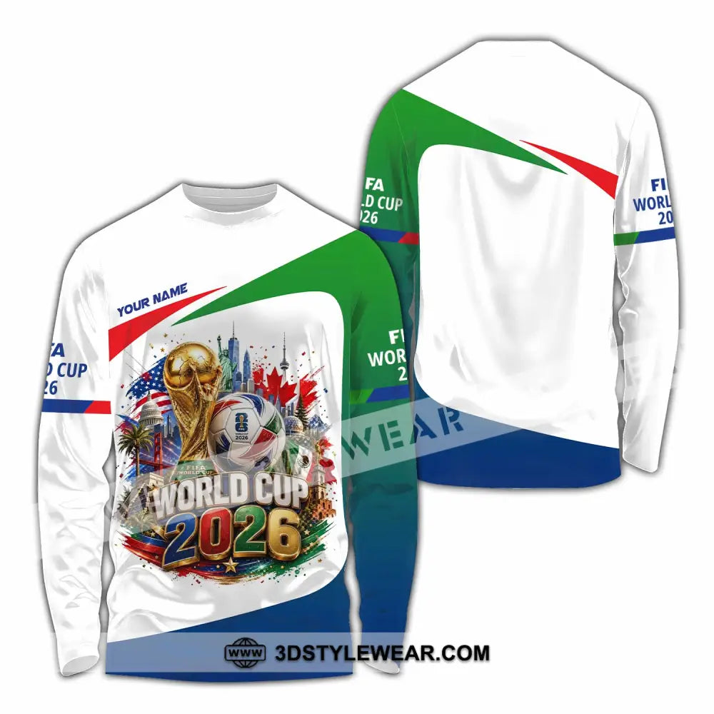 Unisex Shirt - Custom World Cup 2026 Shirt - Long Sleeve Shirt / S - T-shirt