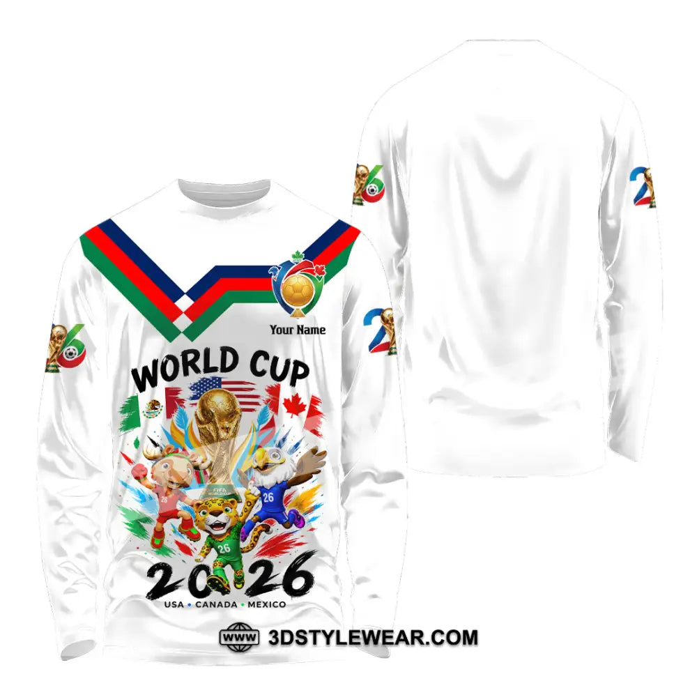 Unisex Shirt - Custom World Cup 2026 Shirt - Long Sleeve Shirt / S - T-shirt