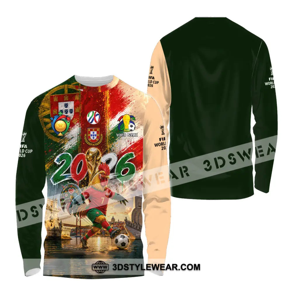 Unisex Shirt - Custom World Cup 2026 Shirt - Long Sleeve Shirt / S - T-shirt